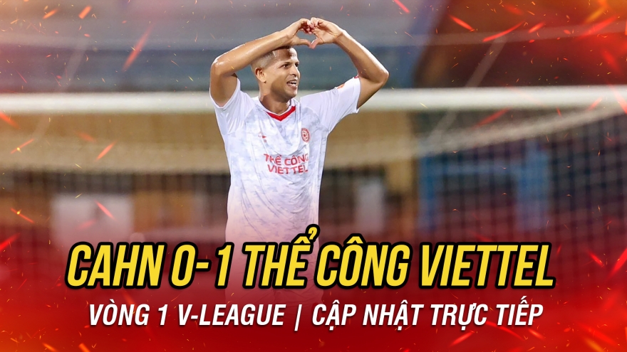 Trực tiếp CAHN 0-1 Thể Công Viettel: Lucao tỏa sáng